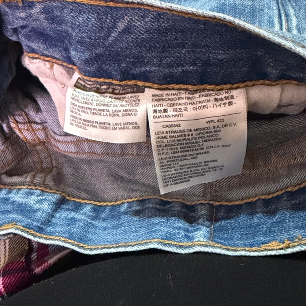 Vintage Levi’s 501 Button Fly Jeans 36x34 Light Wash Made in Mexico 90s Y2K - Picture 4 of 4